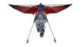 Render of glider viewed from below
