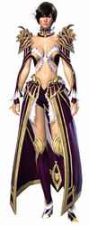 Feathered armor human female front.jpg