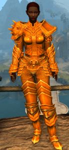 Appearance on heavy armor.