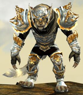 Mistforged Glorious Hero's armor (medium) charr female front.jpg