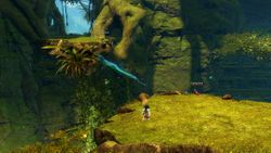Use Ley Line Gliding to cross the gap