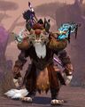 Rox with the Dragonsblood Longbow since The Crystal Dragon.