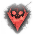 This floater icon appears above downed enemy targets.