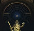 Statue of Abaddon and map of the Mists