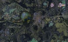 Path from waypoint to the dungeon entrance.