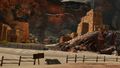 The town before its destruction.