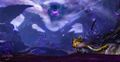 Promotional shot of Kralkatorrik above the Dragonbrand.
