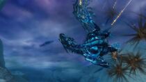 The Claw of Jormag as it crashes.