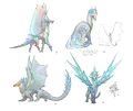 Elder Dragon Aurene concept art by Zhengyi Wang.