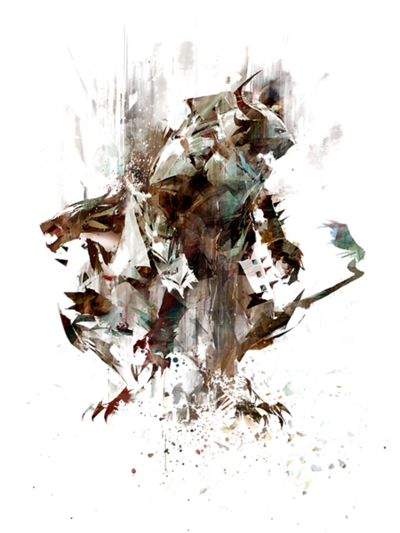 File:Charr 02 concept art (transparent).png