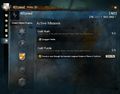 Missions tab