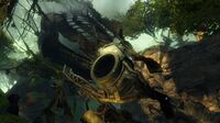 Crash site of the Endurance in Mossheart Walk.