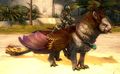 A Griffon ridden by a player character.