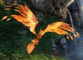 The phoenix summoned by the fire Jade Sphere.