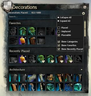 Decoration palette