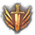 This floater icon appears above alive enemy targets.
