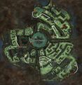 Tower Explorer: Green Star - Starting point; White Path - Ramp; Orange Circle - Chamber point.