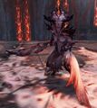 Peitha's combat stance.