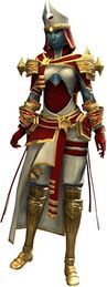White Mantle Outfit