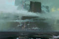 Concept art of the exterior.