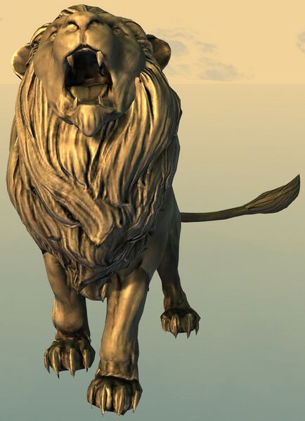 File:Immense Lion Statue front.jpg