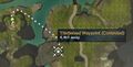 Map showing the path to the runestone from the nearest waypoint. In the event it becomes contested, Gentle River Waypoint will suffice.