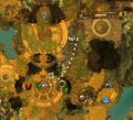Gilded Hollow: Directions to the Vault from Central Hollow Waypoint.