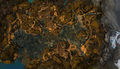 Version of the above map (likely unused ingame) but with underwater structures visible.