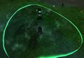 Type 3 level 4: Healing Aura turret and the field it creates.