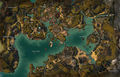 Map of Lion's Arch during reconstruction.