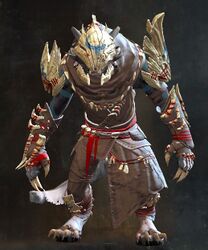 Woad armor (medium) charr female front.jpg