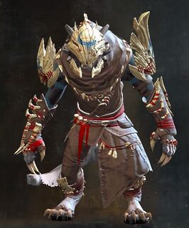 Woad armor (medium) charr female front.jpg
