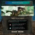Mount Trial Expired pop-up
