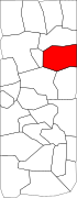 Hunter's Lake locator.svg