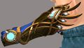 Appearance without effect in combat (i.e. using both left and right vanishing agony lenses).