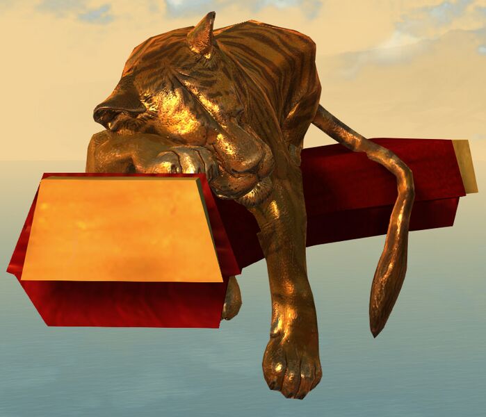 File:Lounging Tiger Statue side view.jpg
