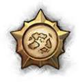 Medal for 75% world completion.