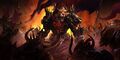 Alternate Bound by Blood concept art with Bangar by Matthew Pugnetti.