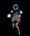 Animation of appearance with weapons drawn (Click to view)