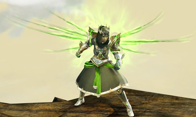 Front view in combat stance