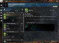 Missions tab