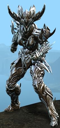 Front view in combat stance