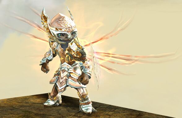 Front view in combat stance