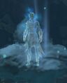 Vision of Trahearne appears upon collecting the Wandering Memory during The Battle for the Jade Sea.