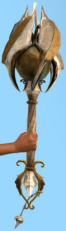 Calcite Antique Flanged Mace.jpg