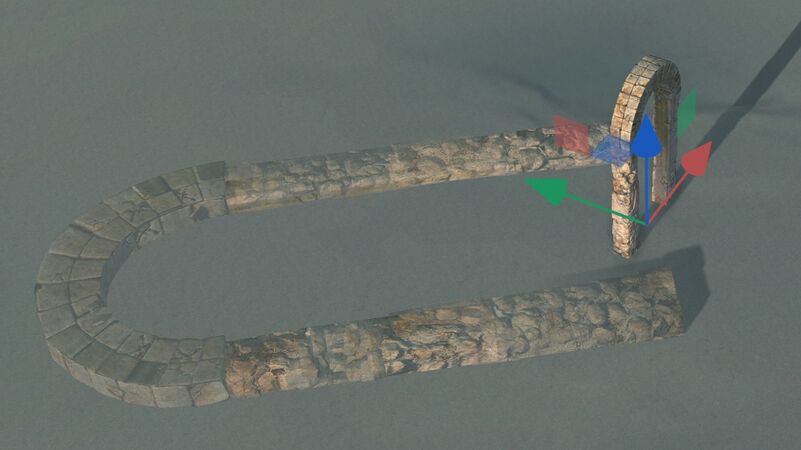 When using Reset Scale and Rotation the decoration will reset to its original state. (green arrow pointing north and size without scaling)