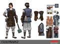 Male blacksmith, concept art by DAZE.